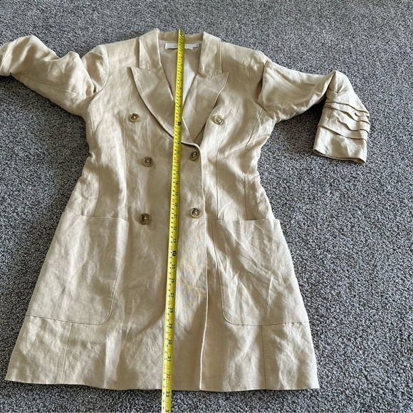 ASTR THE LABEL Verona Long Sleeve Linen Blend Blazer Minidress Size S - Picture 10 of 11